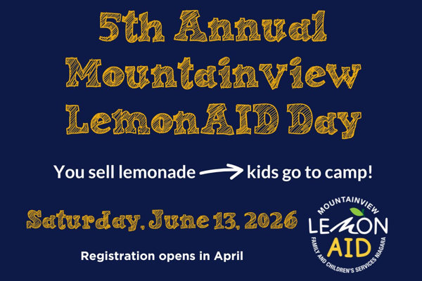 5th Annual Mountainview LemonAID Day for FACS Niagara